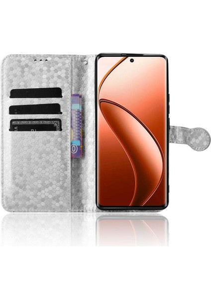 Realme 12 Artı 5g Için Geometrik Desen Deri Cüzdan Kapak Toka (Yurt Dışından) fırsatları