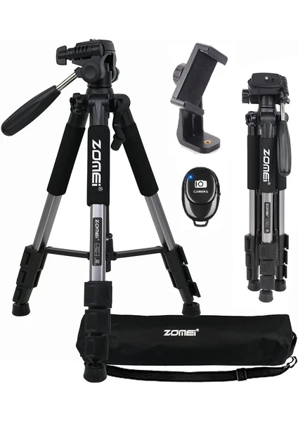 Q111 Profesyonel Alüminyum Tripod 5 kg Taşıma Kapasiteli