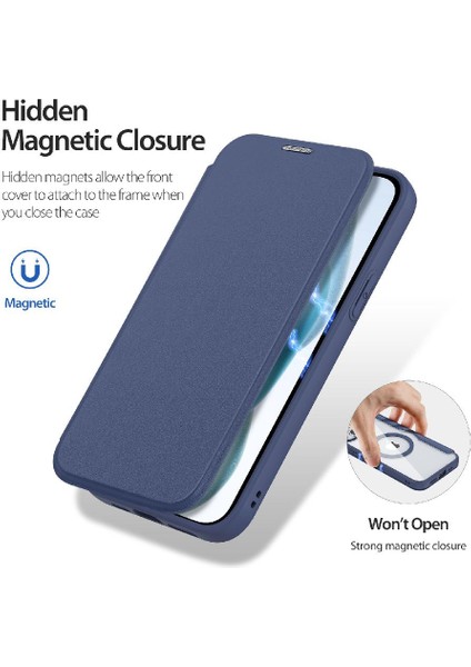 IPhone 15 Için Duducase Durumda Darbeye Dayanıklı Tam Koruyucu Flip Folio Cüzdan (Yurt Dışından) indirimleri