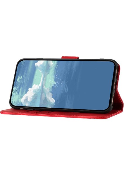Kart Yuvası Standı ile Infinix Not 30 4g Pu Deri Flip Cüzdan Için Kılıf (Yurt Dışından)