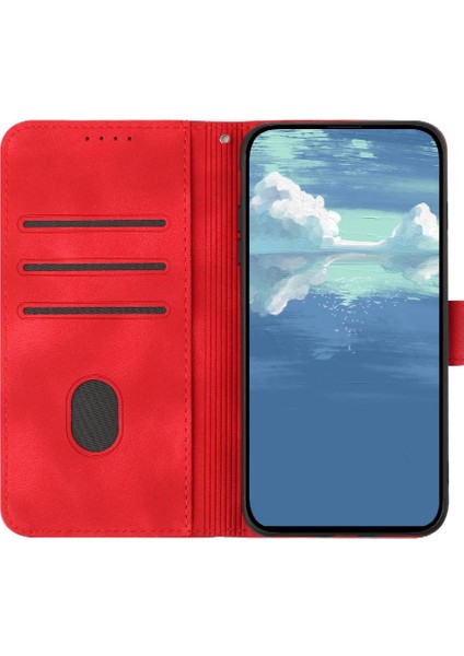 Kart Yuvası Standı ile Infinix Not 30 4g Pu Deri Flip Cüzdan Için Kılıf (Yurt Dışından)