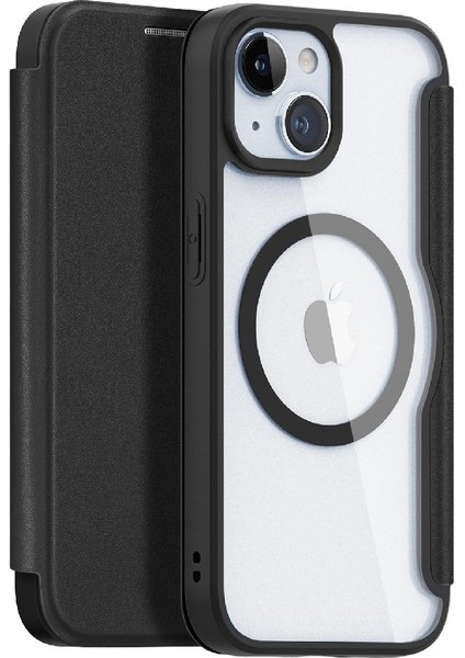 IPhone 15 Için Duducase Durumda Darbeye Dayanıklı Tam Koruyucu Flip Folio Cüzdan (Yurt Dışından)