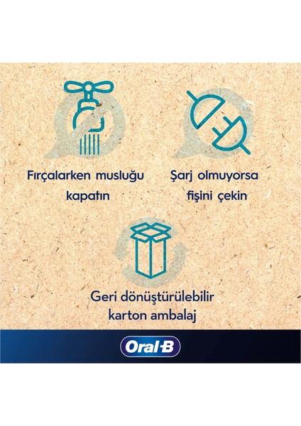 Pro Series 1 İkili Paket, Siyah ve Mavi Elektrikli Diş Fırçaları, 2 Diş Fırçası Başlığı, Braun Tasarımı