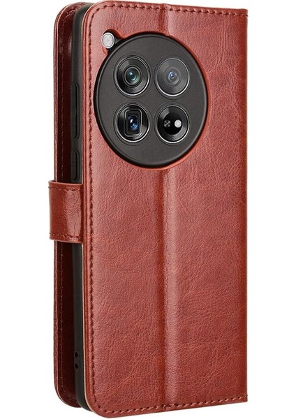Oneplus 12 Için Kılıf Manyetik Cüzdan Kapak Çevirin Kart Tutucu (Yurt Dışından)
