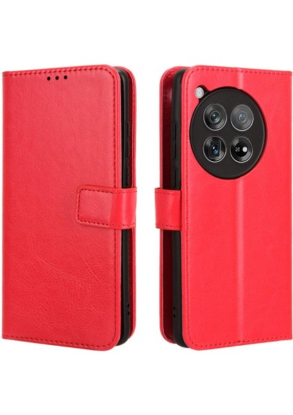 Oneplus 12 Için Kılıf Manyetik Cüzdan Kapak Çevirin Kart Tutucu (Yurt Dışından)