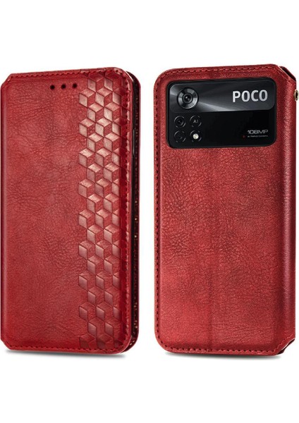 Xıaomı Poco X4 Pro 5g Için Kılıf Moda Tasarımı Zarif Iş Deri (Yurt Dışından)