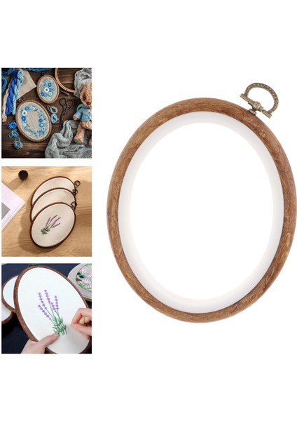 Reçine Nakış Çemberleri Şkinler Başlayanlar Için Dekoratif Çapraz Ş Ğı 15X19CM (Yurt Dışından)
