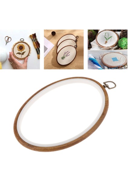 Dayanıklı Reçine Nakış Çemberleri Taklit Ahşap Çapraz Ş Ğı 22X29CM (Yurt Dışından)