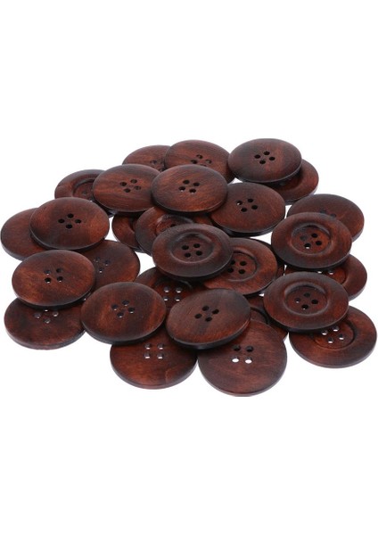 30 4 40MM Yuvarlak Ahşap Düğ Düğ Yapımı Zanaat Giyim (Yurt Dışından) fırsatları