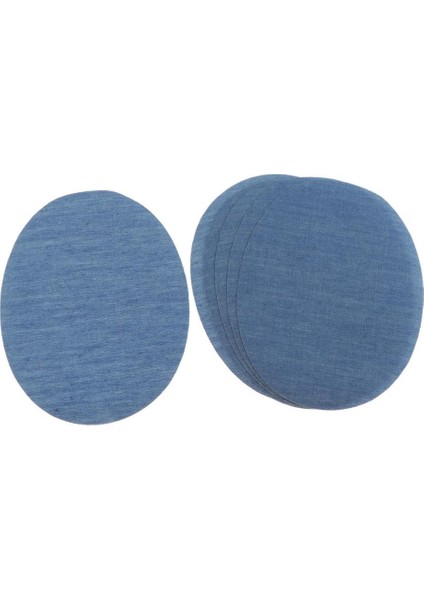 6pcs Denim Ş Oval Pantolon Kot Açık Mavi (Yurt Dışından) indirimleri