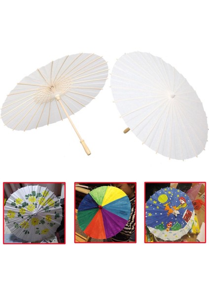 Kağıt Şemsiye Çin Japon Şemsiye Şemsiye Dıy Graffiti Çocuk Oyuncakları 30 cm (Yurt Dışından) indirimleri
