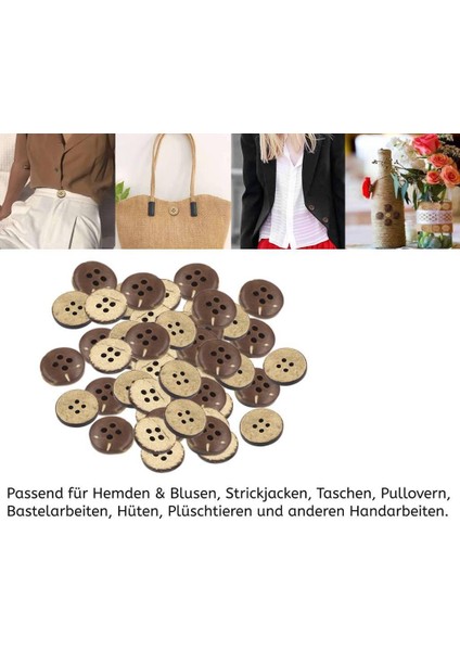 100X Doğal Hindistan Cevizi Ğu Düğ Örgü Dıy El Yapımı Scrapbooking Için 2 mm (Yurt Dışından) fırsatları