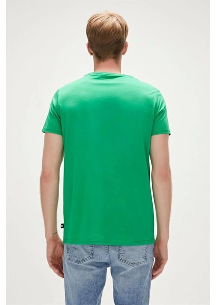 Feel You 0 Yaka Erkek Tshirt - Yesil modelleri