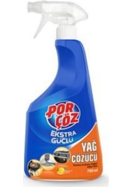 Ekstra Güçlü Yağ Çözücü Sprey Mutfak 750 ml