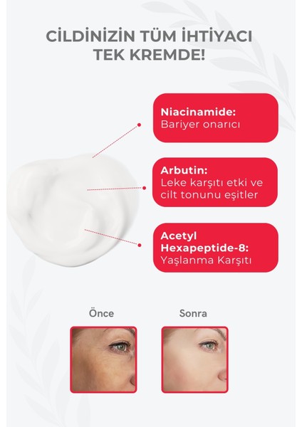 Yüz ve Yaşlanma Karşıtı Krem (Ultra Glow) 50 ml modelleri