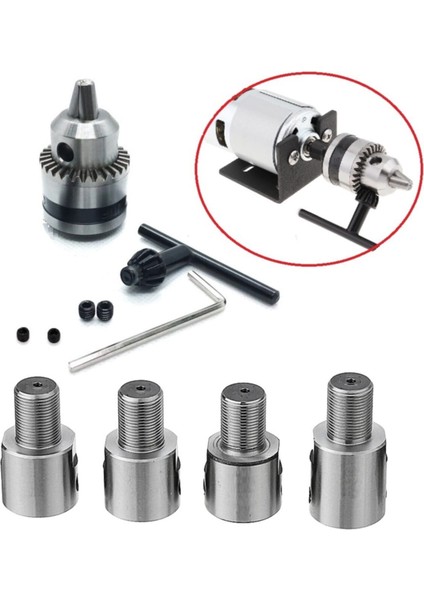 Motor Için Çelik Anahtarlı 10MM Mandren 5mm 6mm 8mm 10MM 4 Çeşit Kaplinli Okul Proje Uygulama Arge