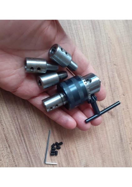 Motor Için Çelik Anahtarlı 10MM Mandren 5mm 6mm 8mm 10MM 4 Çeşit Kaplinli Okul Proje Uygulama Arge