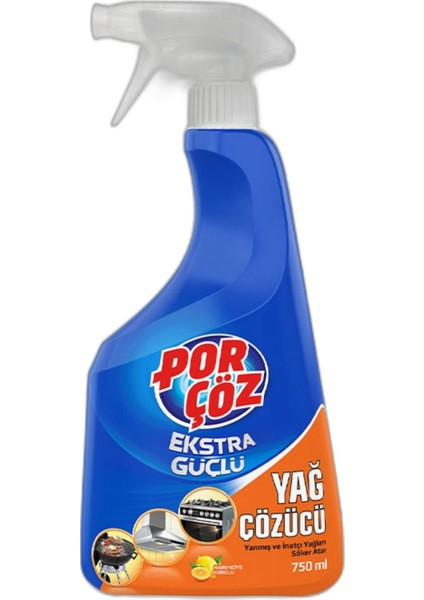 Ekstra Güçlü Yağ Çözücü Sprey 2 x 750 ml