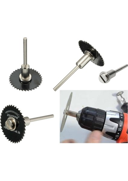 Dremel Matkap Hilti Sds Adaptörü Mini Daire Disk Testere Mandren Bağlantı Elemanı Vidalı Pim Mandire