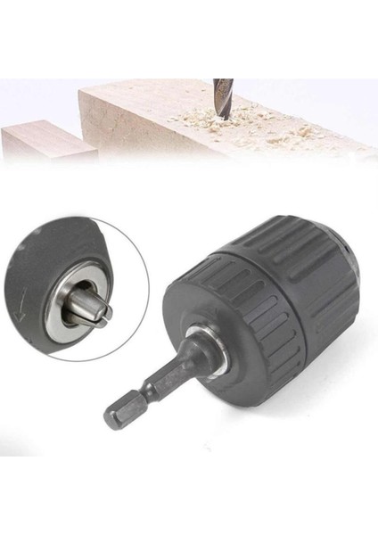 Şarjlı Vidama Matkap Için 1/4 Hex Adaptörlü Mandren 10MM 3/8 mm Otomatik Anahtarsız Süpra Mandren modelleri