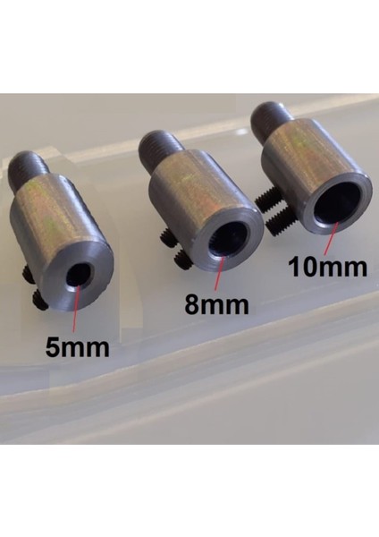 3/8mm Kaplin Vida Seti Okul Proje Ödev Hobi Uygulama Motor Mandren Için 5MM-8MM-10MM Mil 3 Adet