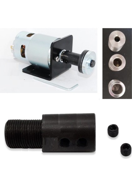 3/8mm Kaplin Vida Seti Okul Proje Ödev Hobi Uygulama Motor Mandren Için 5MM-8MM-10MM Mil 3 Adet
