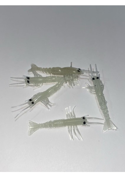 El Yapımı Bezli Çizgili Silikon Karides 5.5 cm 5 li poşet fiyatları