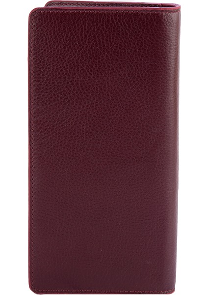 Hakiki Deri Unisex Portföy Cüzdanı Bordo BC158-06 fiyatları