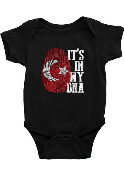 Türkiye Siyah Unisex Bebek Body - Zıbın