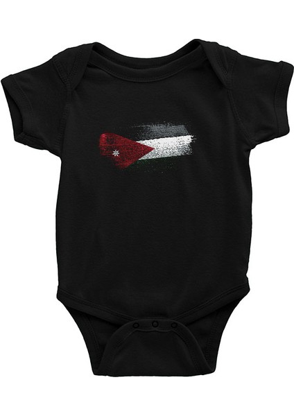 Ürdün Siyah Unisex Bebek Body - Zıbın