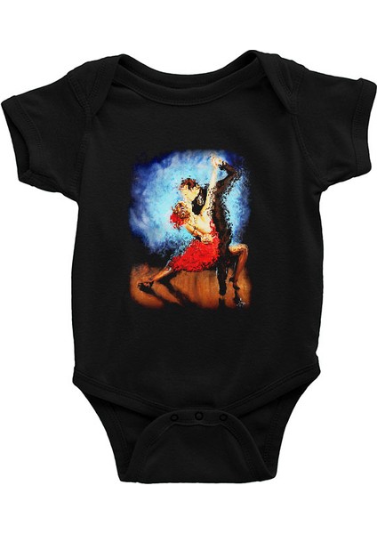 Balo Siyah Unisex Bebek Body - Zıbın