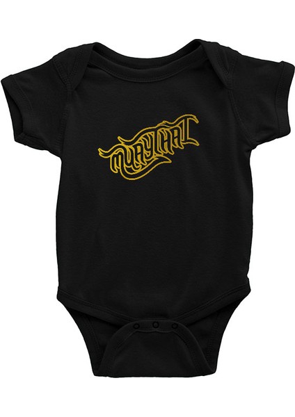 Muay Thai Siyah Unisex Bebek Body - Zıbın