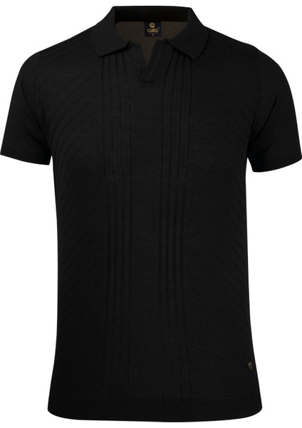Erkek Yazlık Triko Polo Yaka Regular Kalıp