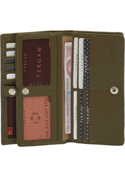 Yeşil Hakiki Deri Kadın Cüzdan - S1CB00005685-T7N fırsatları