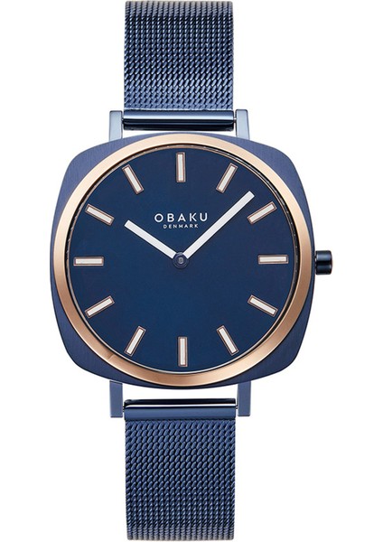 V296LXSLML Quartz Hası Lacivert Safir Cam 32 mm Kadın Kol Saati