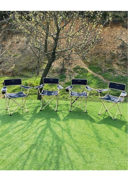 Campout 4'lü Mogan Sandalye Set