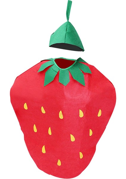 Çocuk Meyve Kostümü, Çocuk Kostüm Cosplay, Karikatür Kı, Çilek (Yurt Dışından)