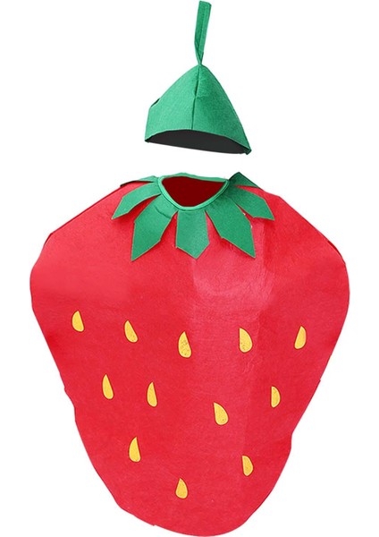 Çocuk Meyve Kostümü, Çocuk Kostüm Cosplay, Karikatür Kı, Çilek (Yurt Dışından)