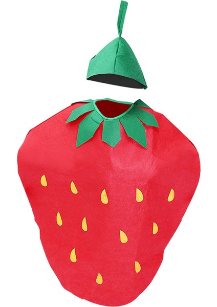 Çocuk Meyve Kostümü, Çocuk Kostüm Cosplay, Karikatür Kı, Çilek (Yurt Dışından)