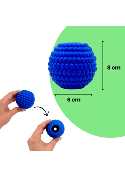 Doğal Kauçuk Köpek Isırma Topu Içine Ödül Maması Saklanabilen Köpek Oyuncağı Toksik Madde Içermez fırsatları