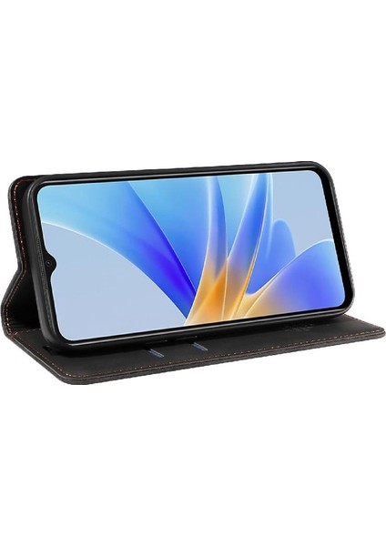 Oppo A17 4g Için Kılıf Folio Cüzdan Pu Deri Koruyucu Manyetik (Yurt Dışından) modelleri