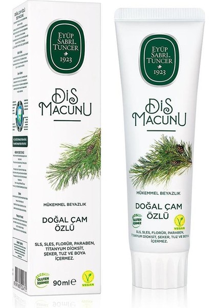 Doğal Çam Özlü Diş Macunu 90 ml