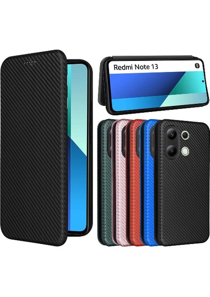Xiaomi Redmi Için Not 13 4g Manyetik Karbon Fiber Kart Ekleme (Yurt Dışından)