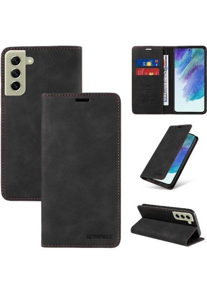 Samsung Galaxy S22 Artı 5g Koruyucu Pu Deri Folio Cüzdan (Yurt Dışından)