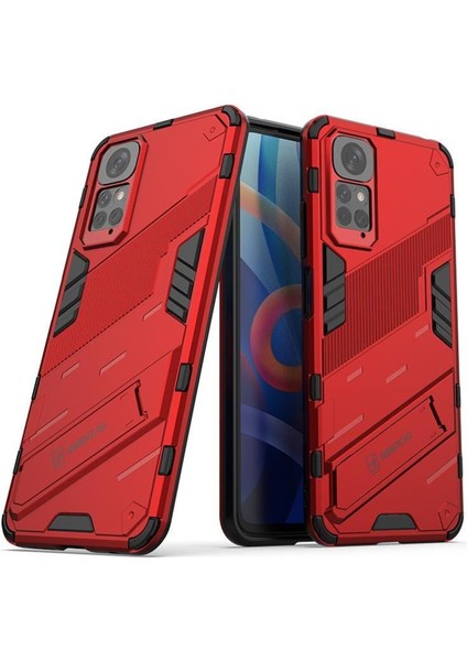 Xiaomi Redmi Not 11S Sağlam Askeri Kickstand Koruyucu Kapak (Yurt Dışından)
