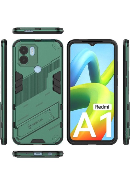 Xiaomi Redmi A1 Artı Kickstand Sağlam Askeri Koruyucu Kapak (Yurt Dışından) indirimleri
