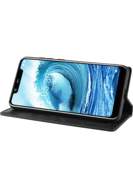 Nokia 5.1 Artı Cüzdan Manyetik Kapatma Pu Deri Için Kılıf (Yurt Dışından) indirimleri