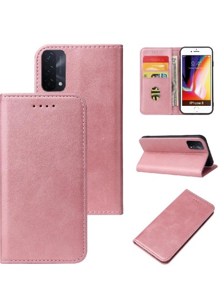 Kart Tutucu Kickstand Tam Koruma ile Oppo A74 5G/A54 5g Için Kılıf (Yurt Dışından)