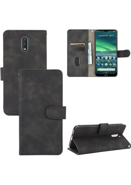 Nokia 2.3 Için Kılıf Tam Koruma Deri Folio Flip Case Koruyucu (Yurt Dışından)