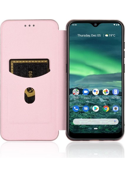 Kart Tutucu Kickstand Tam Koruma Manyetik ile Nokia 2.3 Için Kılıf (Yurt Dışından) indirimleri